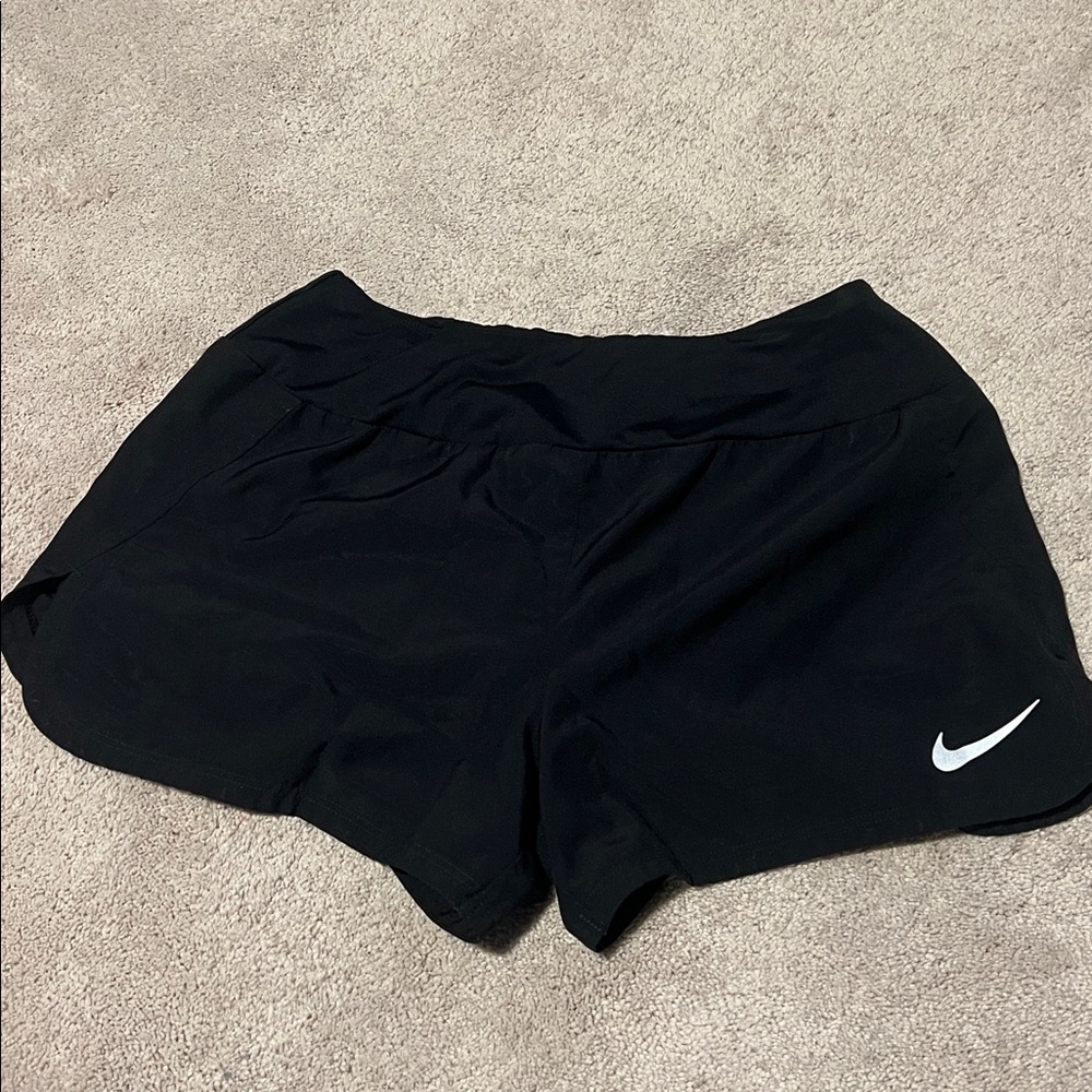 Size small nike dri fit black and running shorts